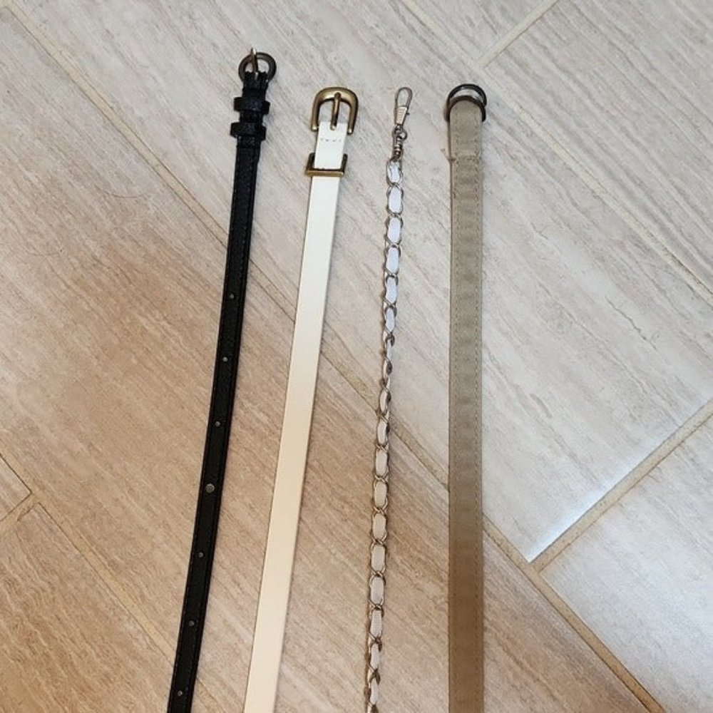Lot of 4 Belts
